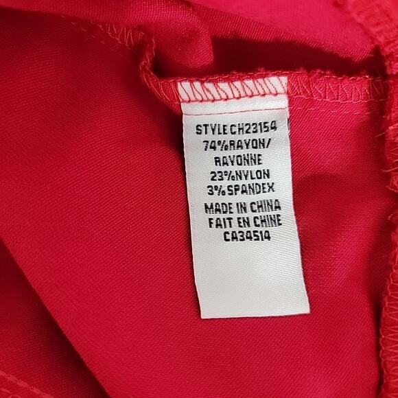 Jules & Leopold Red Ankle Pants Women’s Large Stretch Slim Fit Dress Trousers - Picture 7 of 7